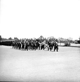 Johannesburg, October 1967. Railway Police medal parade at Esselen Park.