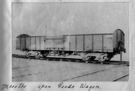 CSAR ex IMR No 13000 open goods wagon later SAR type B-13. (Souvenir album of a visit by Rand Eng...