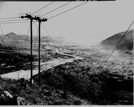 Barberton district, 1954. Road and power lines.