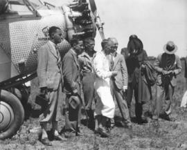 Port Elizabeth, 29 January 1930. Maiden flight from Cape Town to Port Elizabeth of Fokker Super U...