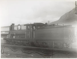 Cape Town. CGR Class 3 No 97, later SAR No 097, sold to Mocambique in 1917. One of two locos to C...