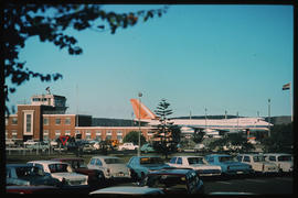 Durban, July 1973. Louis Botha Airport. SAA Boeing 747 ZS-SAL 'Tafelberg'.