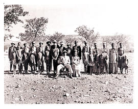 Namibia, 1944. Herero chief and family.