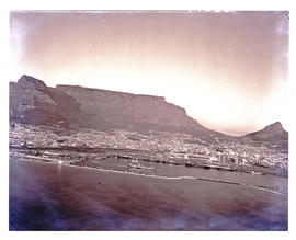 Cape Town, 1967. View over Table Bay Harbour.