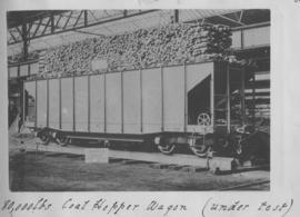 CSAR J2 high-sided coal hopper wagon under test later SAR A-2. (Souvenir album of a visit by Rand...