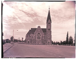 Windhoek, South-West Africa, 1967. Lutheran church.