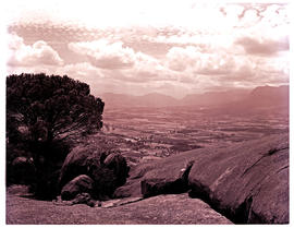 Paarl district, 1964. View From Paarl Rock.