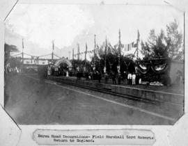 Durban, 1901. Departure of Lord Roberts to England from Berea Road.