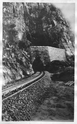 Waterval-Boven. The eastern portal of the train tunnel on the original NZASM railway alignment, l...