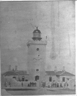 Port Elizabeth district, 1948. Bird Island lighthouse.
