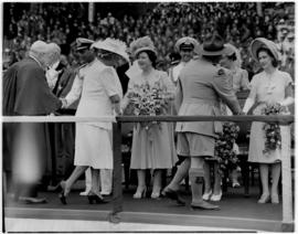 Port Elizabeth, 26 February 1947. Royal family at St George's Park.