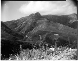 George district, 1952. Montagu pass viewed from Outeniqua pass.