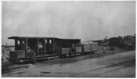 Narrow gauge carriages of the Kearsney light railway.