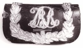 Circa 1900. Anglo-Boer War. Leather bag.