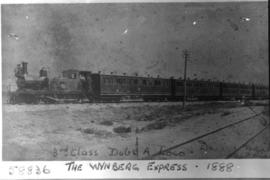 Cape Town, 1888. CGR 3rd Class 4-4-0 'Wynberg Express', later SAR Class 03.