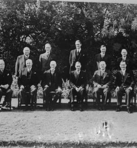 
King George VI with South African Cabinet Ministers.
