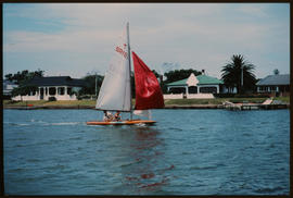 Port Elizabeth, January 1972. Yachting on the Swartkops River at Redhouse. [S Mathyssen]