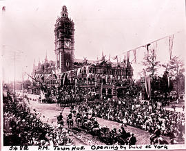 Pietermaritzburg, 1902. Opening of Town Hall by the Duke of York.