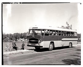 Johannesburg, 1961. SAR GUY motor coach No MT6904 at Emmarentia dam. (Guy Motors founded by Sydne...