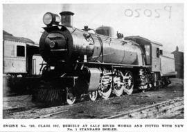 SAR Class 10CR No 769. Rebuilt at Salt River works and fitted with new boiler, originally painted...