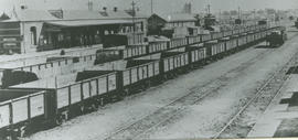 Johannesburg, 1896. Elandsfontein (today Germiston) railway station.