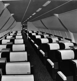 Circa 1946. Interior of BOAC Avro Tudor II.