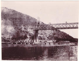 Circa 1900. Anglo-Boer War. Norvalspont diversion, first train to pass.