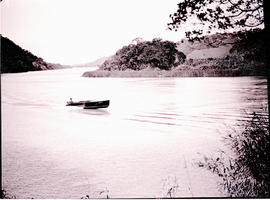 Port Shepstone, 1929. Speedboat on Umzimkulu River.