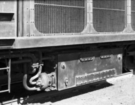 Pretoria, circa 1950. SAR Class 20 converted. Condenstate tank and water feed pump under tender f...