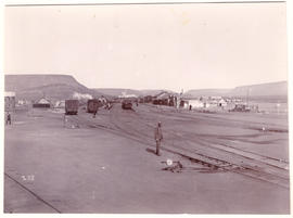 Noupoort, circa 1900. Anglo-Boer War. Railway station.