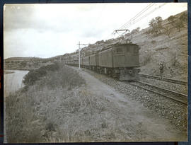 "Ladysmith district, 1929. Two SAR Class 1E's with passenger train."