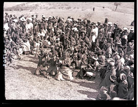 Transkei, 1932. Bomvaan people singing the Moho-ocho.