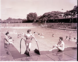 "Nelspruit, 1954. Municipal swimming pool."