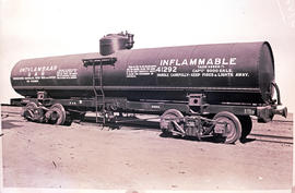 Johannesburg. SAR first bulk petrol (inflammable) tank wagon Type XP-1 No 41292 at Kazerne.