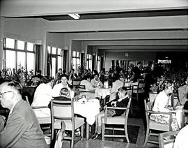 Cape Town, 1960. DF Malan airport. Restaurant.