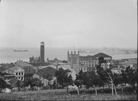 Port Elizabeth, 1930. View of harbour from Donkin Reserve.