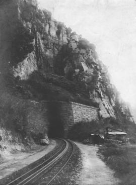 Waterval-Boven. The eastern portal of the train tunnel on the original NZASM railway alignment.