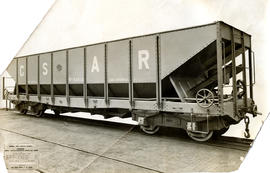 CSAR type J3 No 54500 high-sided coal hopper wagon later SAR type A-1.