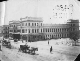 Cape Town, 1876. Station building.