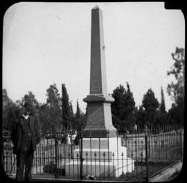 Bloemfontein. Monument to the fallen of the Second Battalion of the Norfolk Regiment in the old c...
