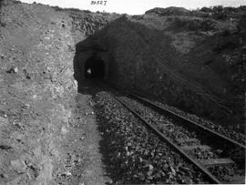 De Doorns, 1929. New tunnel at Triangle in Hex River pass.