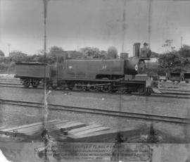 
NGR No 48 "Havelock".First locomotive built in SA, shown here as converted to a 4-6-2TT.
