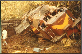 Wreckage of SAR Class 35-000 No 35-045.