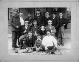 Cookhouse, 1890s. Station staff.
