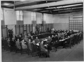 Johannesburg, 19 and 20 November 1947. Meeting of senior SAR officers at headquarters. (Donated M...