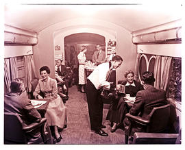 "1952. Blue Train lounge car."