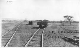Naboomspruit district, circa 1924. Ballast siding. Road-rail track. (Album on Naboomspruit - Sing...