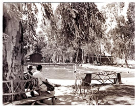 "Aliwal North, 1938. Pool at hot springs resort."
