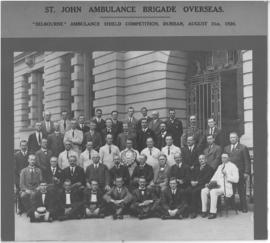 Durban, 31 August 1920. St John Ambulance Brigade Overseas at 'Selbourne' Ambulance Shield compet...