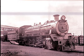 Pretoria, 1937. SAR Class 19D No 2531 at locomotive depot.